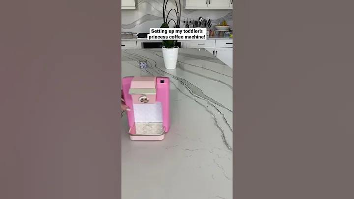 Setting up a princess coffee machine! ASMR! #shorts