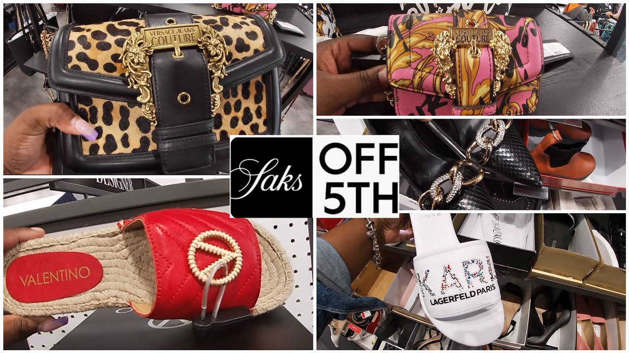 SAKS Off 5TH Handbags and Shoes Valentino* YSL * Karl Lagarfeld * Michael  Kors 