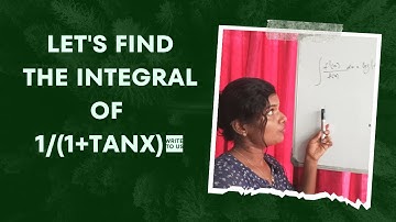 Indefinite integral of trigonometric function 1/(1+tan x)