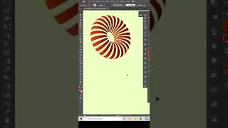 Pt.2 How to make a 3D doughnut effect in Illustrator. #shorts