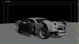 Transformers, Camaro Tranformation, 3D Animation Test