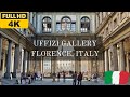 Uffizi gallery florence italy 2023 4k walking tour