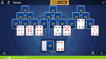 Microsoft Solitaire Collection - TriPeaks [Expert] | March 16th 2018 Earn a Score of 66,000