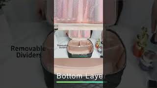 Relavel Dual Layer Large Makeup Brush Case