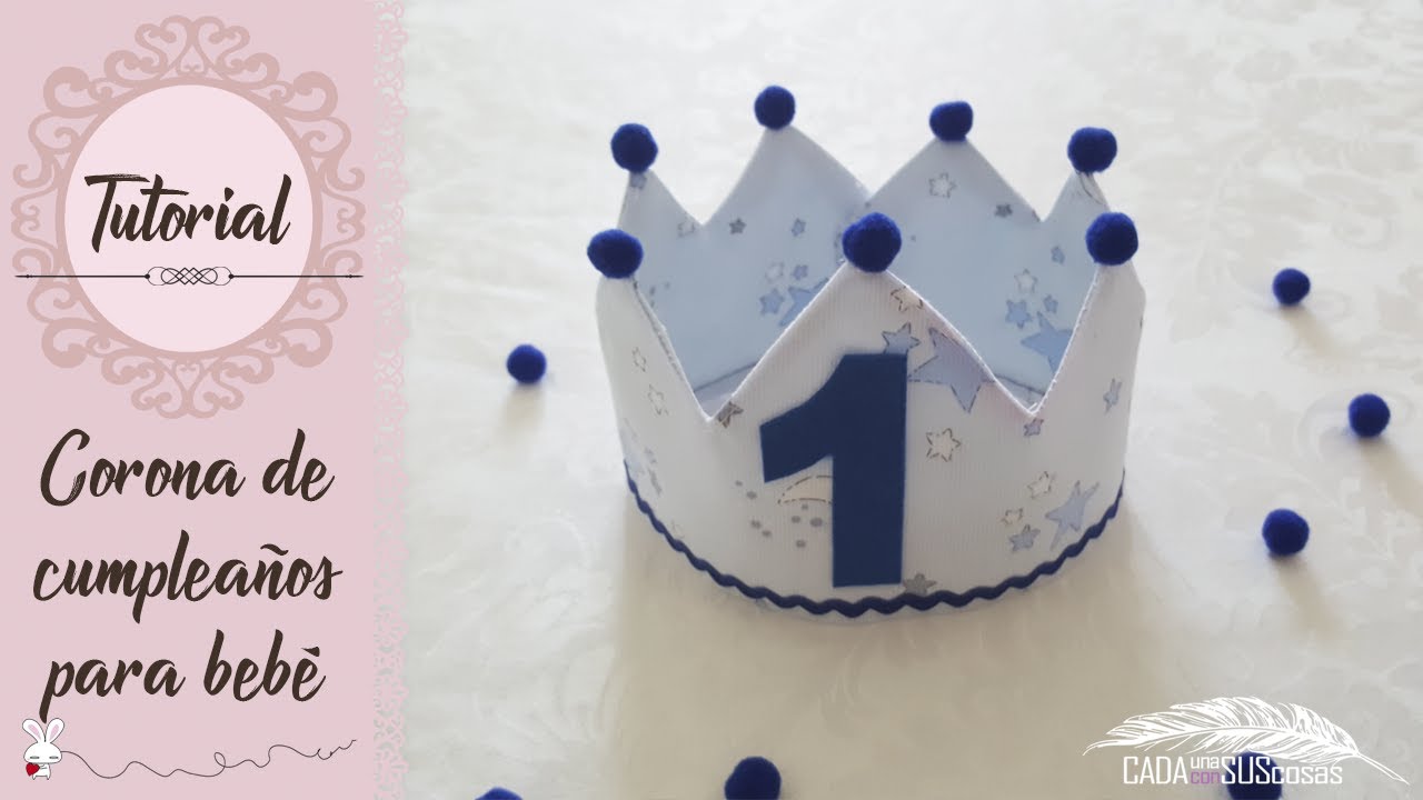 STIGORVI Corona de Cumpleaños 1 año | Mejora la experiencia de la  celebración de cumpleaños | Corona Cumpleaños 2 años | Corona cumpleaños 3  años