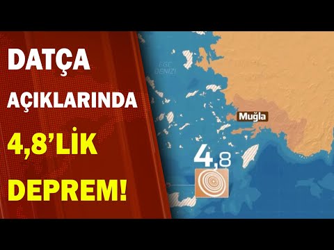 Ege Denizi'nde 4,8 Büyüklüğünde Deprem! / A Haber | A Haber