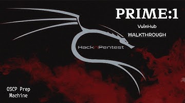 Prime:1 | VulnHub | Walkthrough