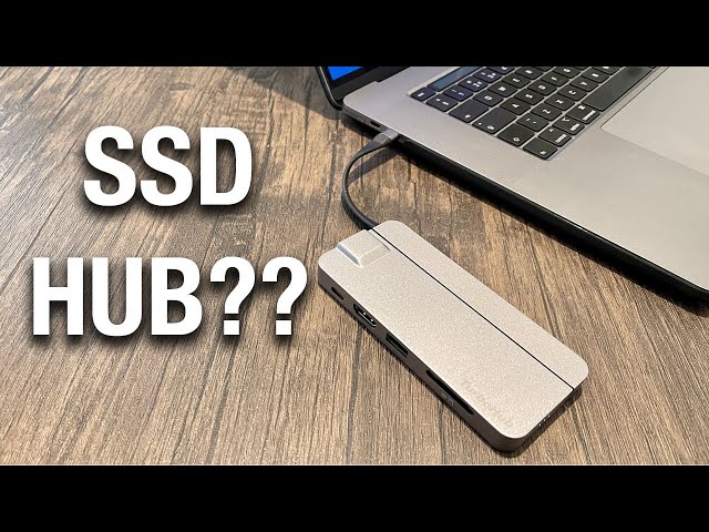 Hub USB ESSAGER 8-en-1 avec stockage SSD pour MacBook Pro, MacBook Air