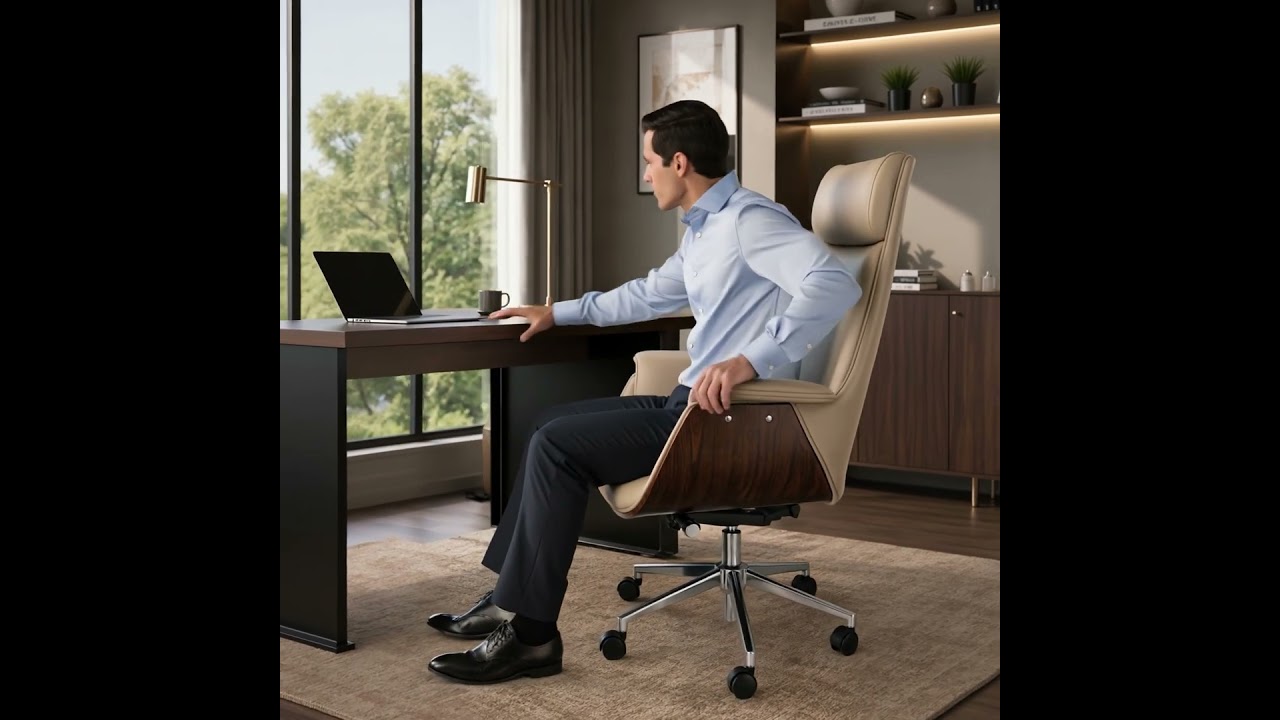 Aero Mid-Century Ergonomic Executive Chair | FOH Furniture YouTube player