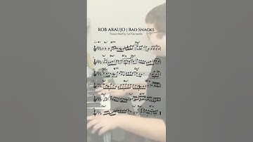 Sweet collab between @RobAraujo & @badsnacks  #transcription #synthsolo