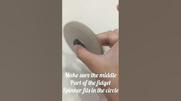 How to make your own custom fidget spinner