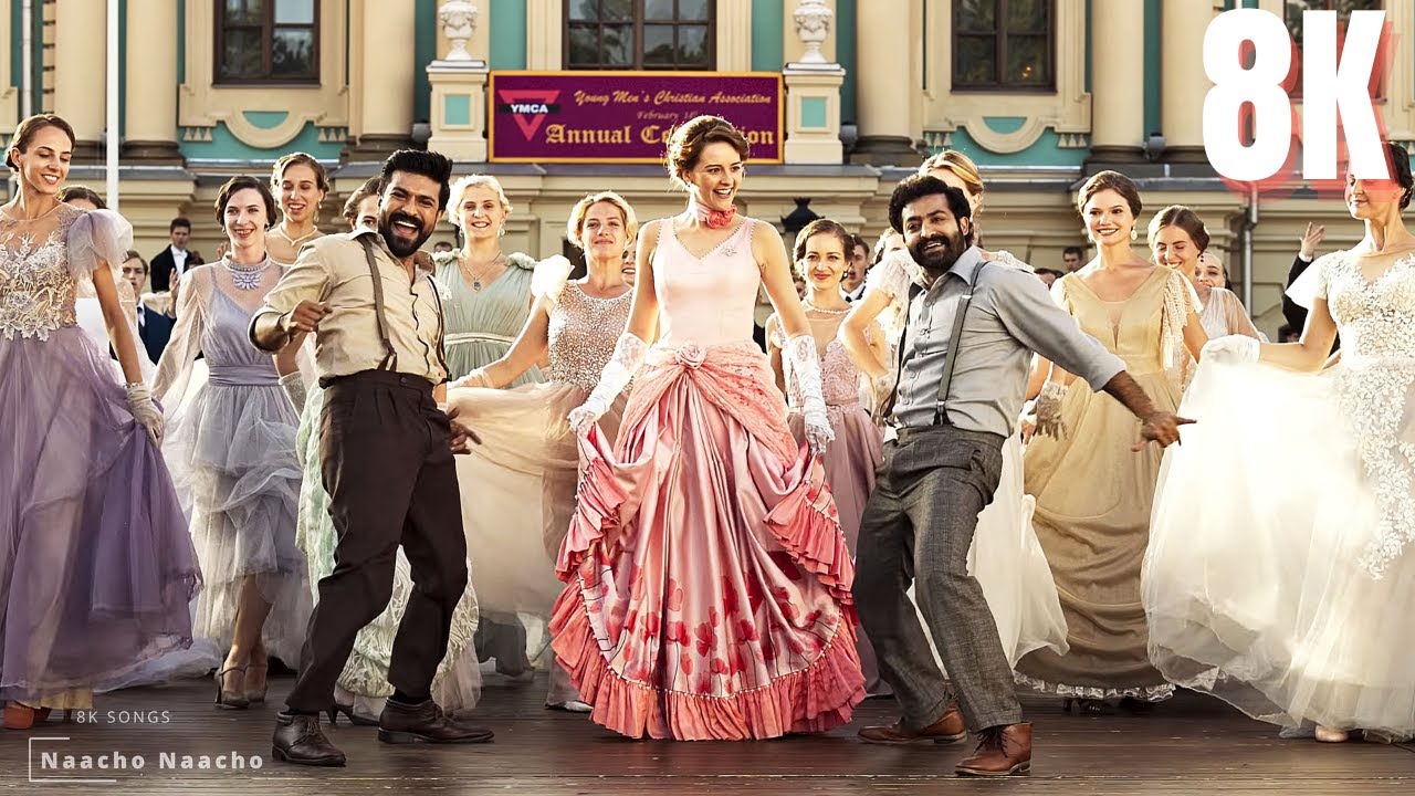 RRR - Naacho Naacho Full Video Hindi Songs in 8K / 4K Ultra HD HDR 60 FPS