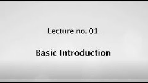 Basic Introduction #swayamprabha #CH37SP