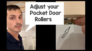 Adjusting Pocket door rollers [pocket door 101] amazon link