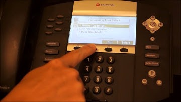 Infradapt Training Video - Polycom Soundpoint IP 650 Call Forwarding