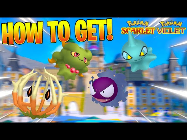 Pok&eacute;mon Scarlet And Violet ✨ Shiny Gastly ✨ W/ Best 6IV Customizable