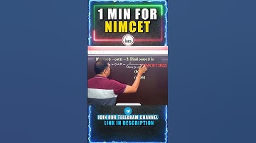 Trigonometric Ratio NIMCET  PYQ