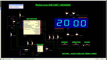Reloj Electrónico PIC16F876A - DS1307