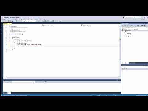 C# - String practice - How to input and display a string on screen.