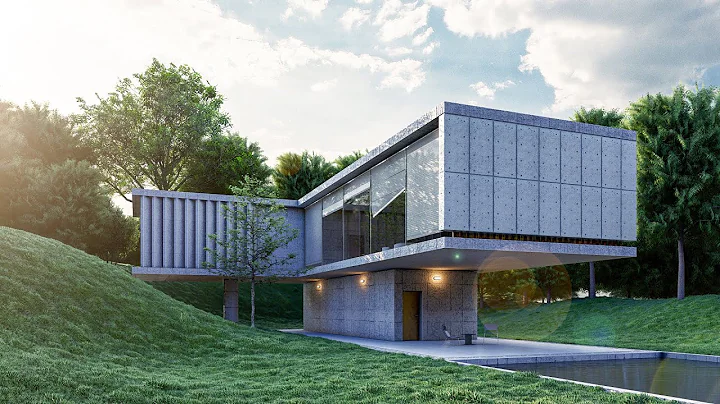 Realistic Render Tutorial 7 / Concrete House | Lumion 10