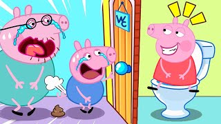 Peppa Pig Life: Peppa Toilet Competition - Peppa Pig Animation