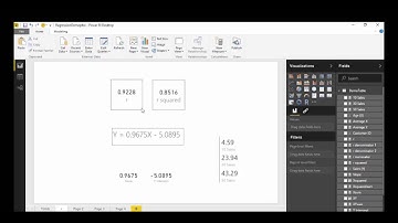 Regression and Statistics in Power BI