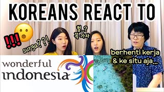 🇮🇩MERINDING! Reaksi WNA nonton WONDERFUL INDONESIA! | 원더풀 인도네시아 | SURGA DI BUMI?