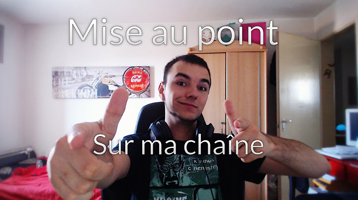 Petite mise au point
