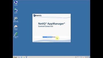 NetIQ AppManager 8 - Starting the Control Center User Interface