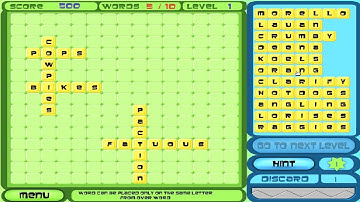 Froggy Crossword (Flash game 2006)