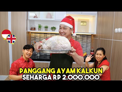 Panggang Ayam Kalkun Seharga Rp 2.000.000 Pertama Kali Masak Ayam Kalkun Untuk Merayakan Hari Natal