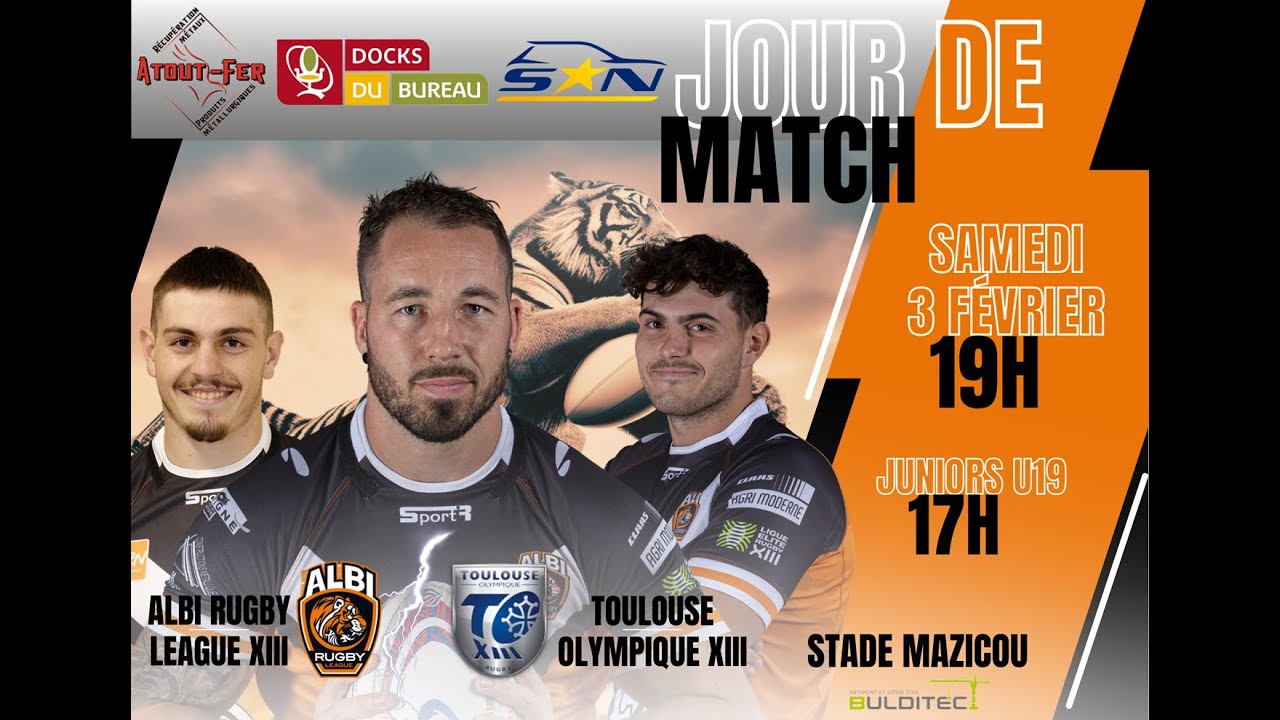 Albi Rugby League XIII vs Toulouse Olympique XIII Elite 1