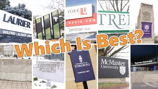 Ranking Canadian Universities by SocialLife (Ontario)