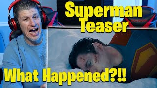 Superman | Official Teaser Trailer REACTION!!!