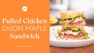 Pulled Chicken Dijon Maple Sandwich | Fermented Sourdough YUMMY!