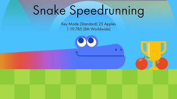 Snake Speedrunning: Key Mode (Standard) - 1:19:785 (8th Worldwide)