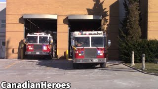 HFD -*New Siren & Horn* Hamilton Fire Responding & On Scene To A Natural Gas Call At A Gym 3/29/2022