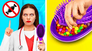 How To Sneak Food Into Hospital | Funny Situations by Happy Fun