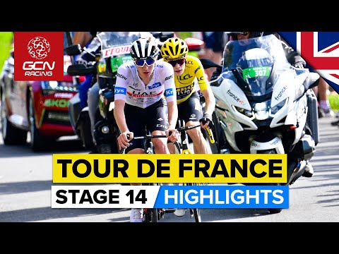 Big Alpine Day With Hair-Raising Descent To Finish! | Tour De France 2023 Highlights - Stage 14