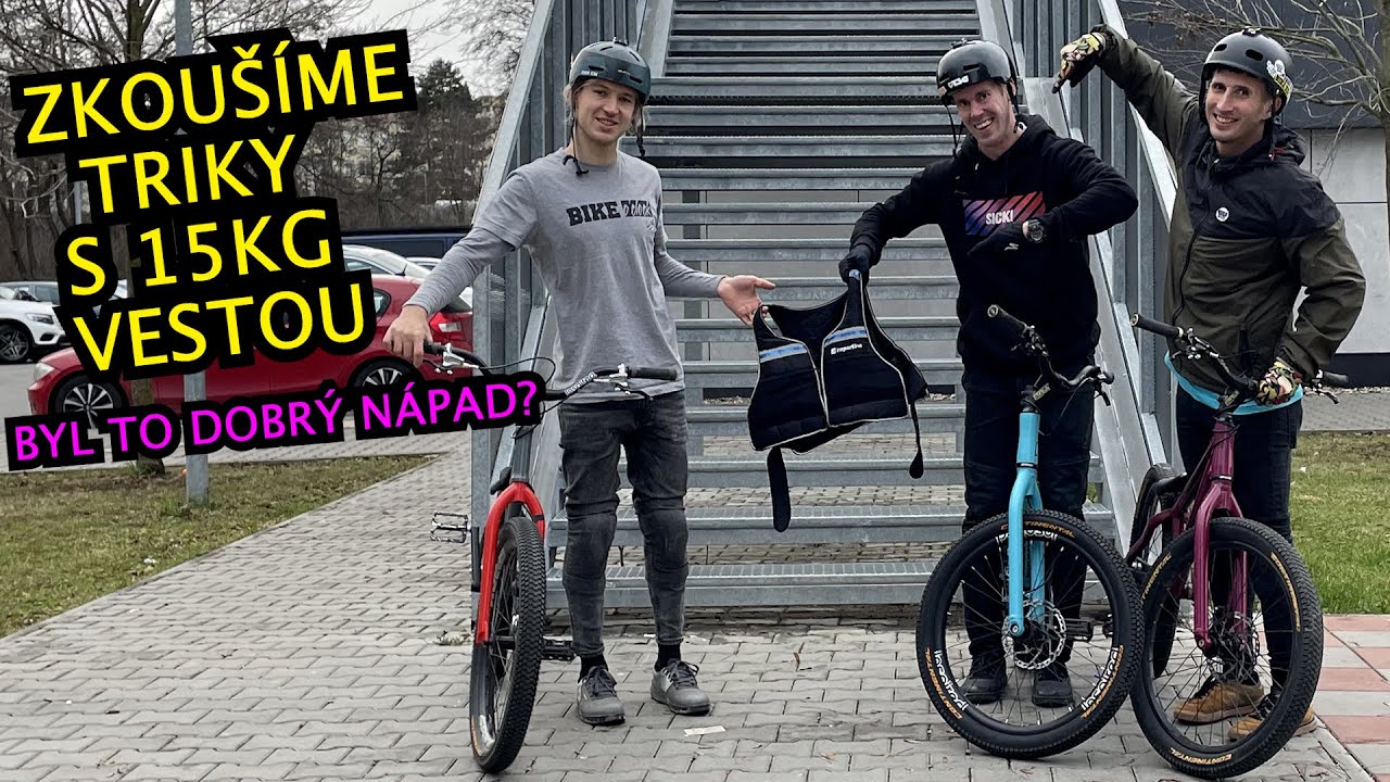 CRAZY CHALLENGE S 15KG ZÁTĚŽOVOU VESTOU feat. BIKE O´CLOCK