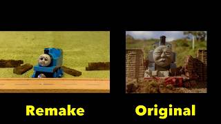 Thomas Crashes Down The Hill - Comparison