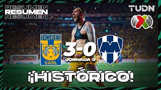 Resumen y goles | Tigres 3-0 Monterrey | AP2023-J9 | Liga Mx | TUDN