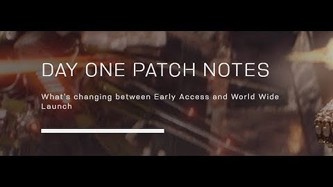 Anthem Release Day Patch Notes - Bug Fixes- First Update