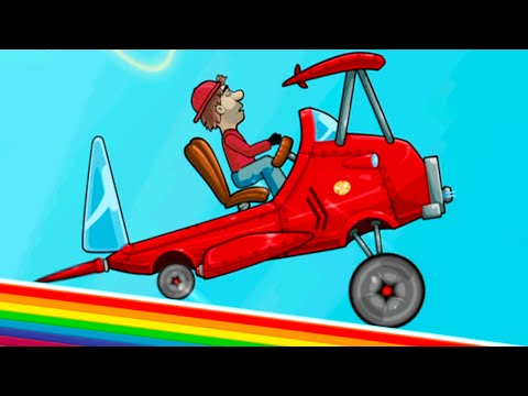 Видео: Самолет Hill Climb Racing #20 Air Car на Машинки Кида