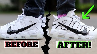 Before & After! 2 Small Changes To These Nike Air More Uptempo 96!