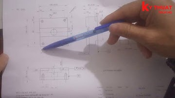 How to Read Mechanical Drawings - Explanation of Symbols on Drawings #9 (Vietnamese subtitles)