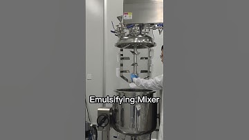 Vacuum emulsifying mixer cosmetic making machine liquid soap mixer machine YeKeey emulsifying mixer