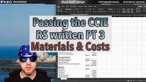 Passing the CCIE RS Written Exam PT 3: materials and cost