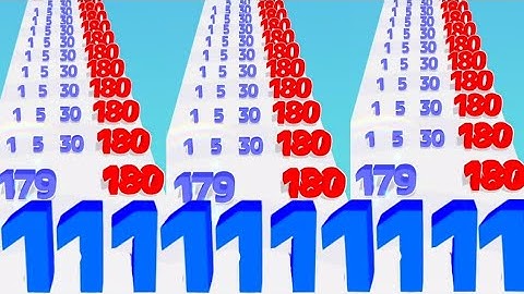 Number Master Vs Jelly Run 2048 - Level up number ( Math games ) Max Level New update Walkthrough