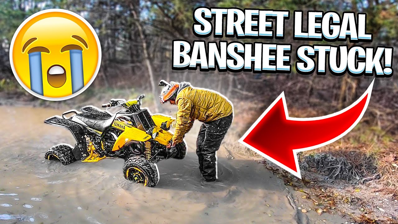TAKING A STREET LEGAL BANSHEE 350 TO THE TRAILS FOR THE FIRST TIME